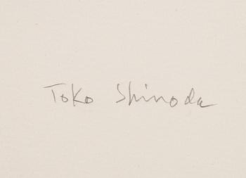 Toko Shinoda, lithograph, signed, numbered 21/30.