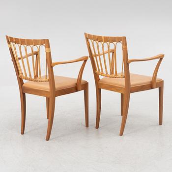 Josef Frank, karmstolar, ett par, modell 1165, Firma Svenskt Tenn.