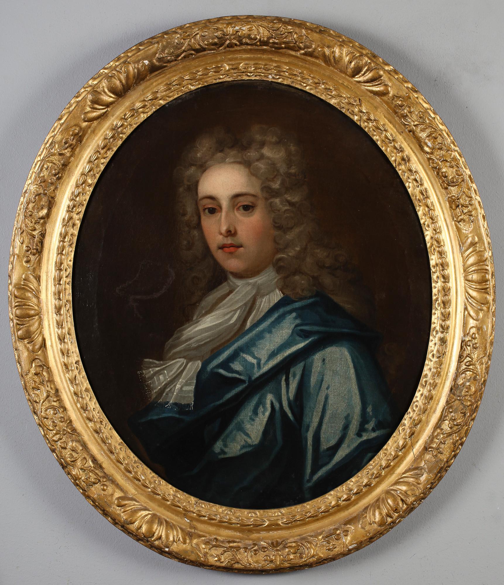 GOTTFRIED KNELLER, hans art, olja på duk, ej signerad, 1700-tal.