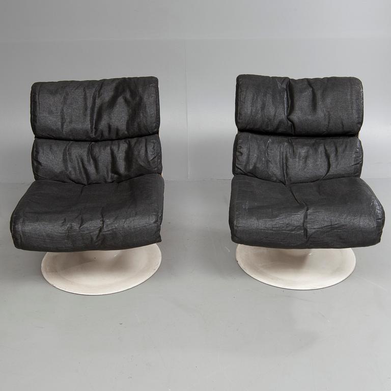 FÅTÖLJER, ett par, Yrjö Kukkapuro, Haimi, 1960-70-tal.