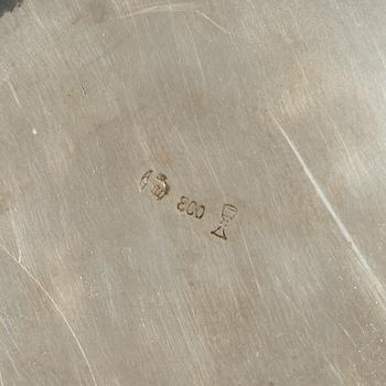 Kaffe- och teservis, 4 delar, silver, rokokostil, Otto Wolter, Schwäbisch Gmünd, Tyskland, 1900-tal.