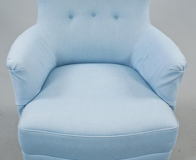 FÅTÖLJ, "Farmor", Carl Malmsten, 1900-talets andra hälft.