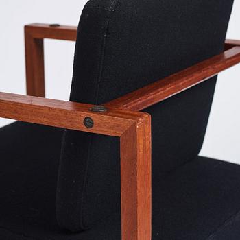 Ole Gjerløv Knudsen & Erik Korshagen, a pair of easy chairs for Søren Nielsen & Co, Denmark 1950s-60s.