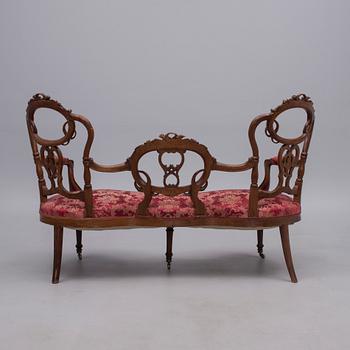 SOFFA, rokokostil, 1800-talets slut.