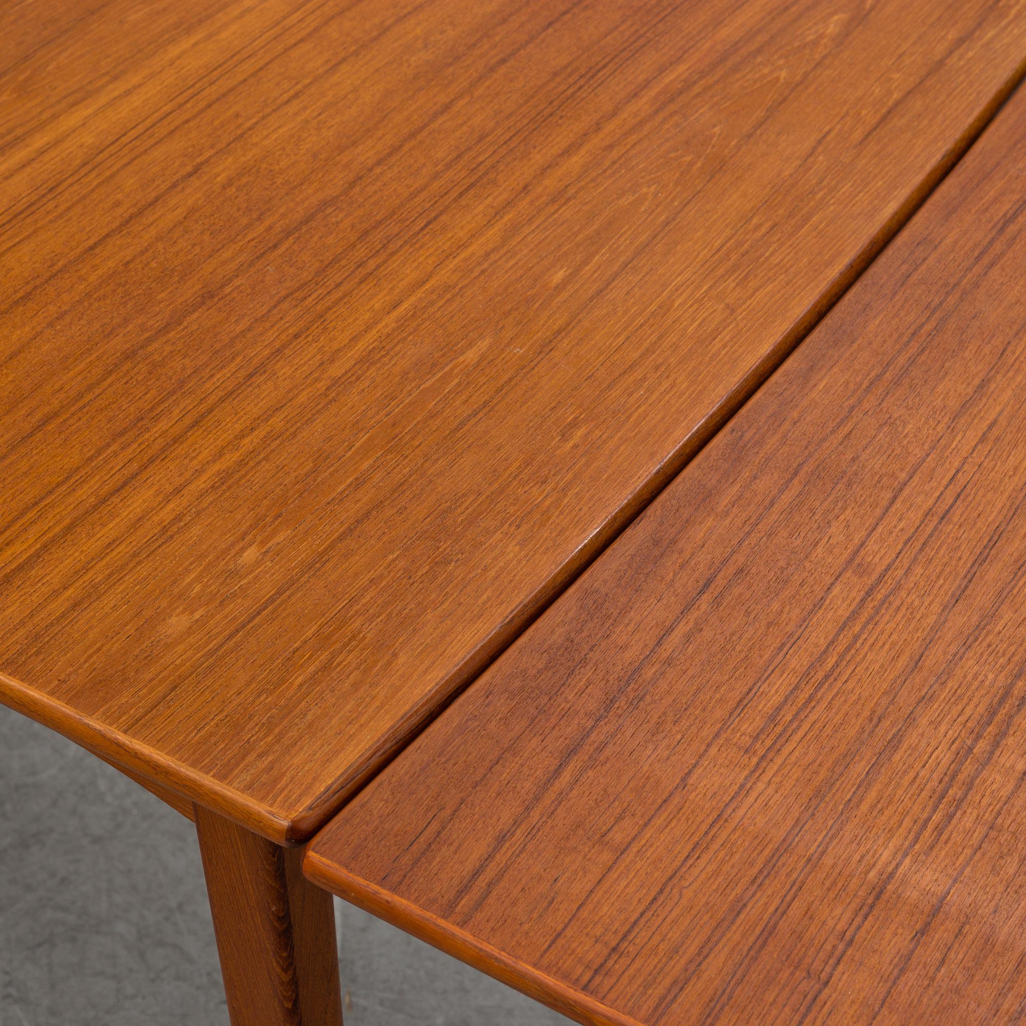 A second half of the 20th century teak dining table.