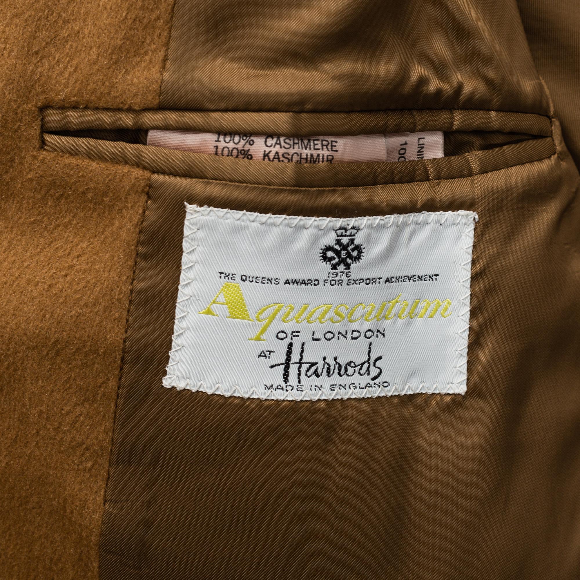 AQUASCUTUM, rock, Harrods, England.