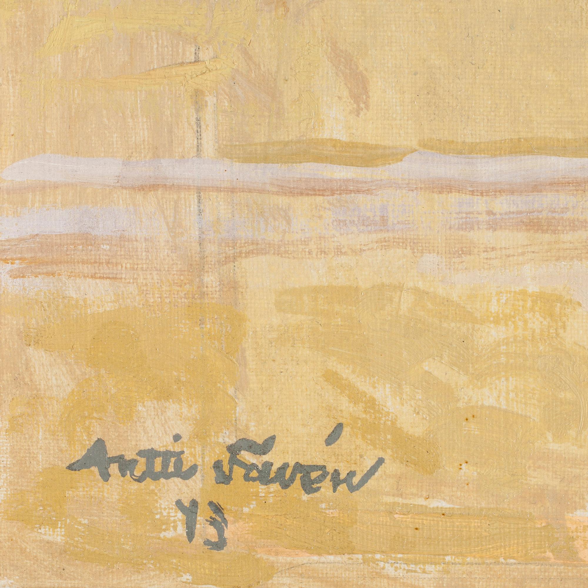 ANTTI FAVÉN, olja på pannå, signerad och daterad -43.