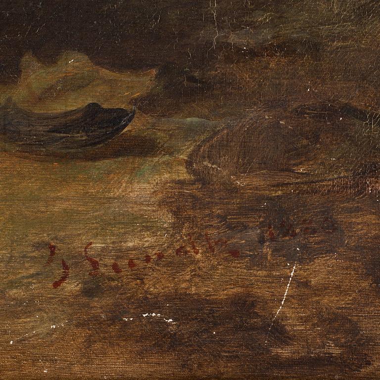 THEODOR LUNDH. Olja på duk. Signerad T. Lundh.