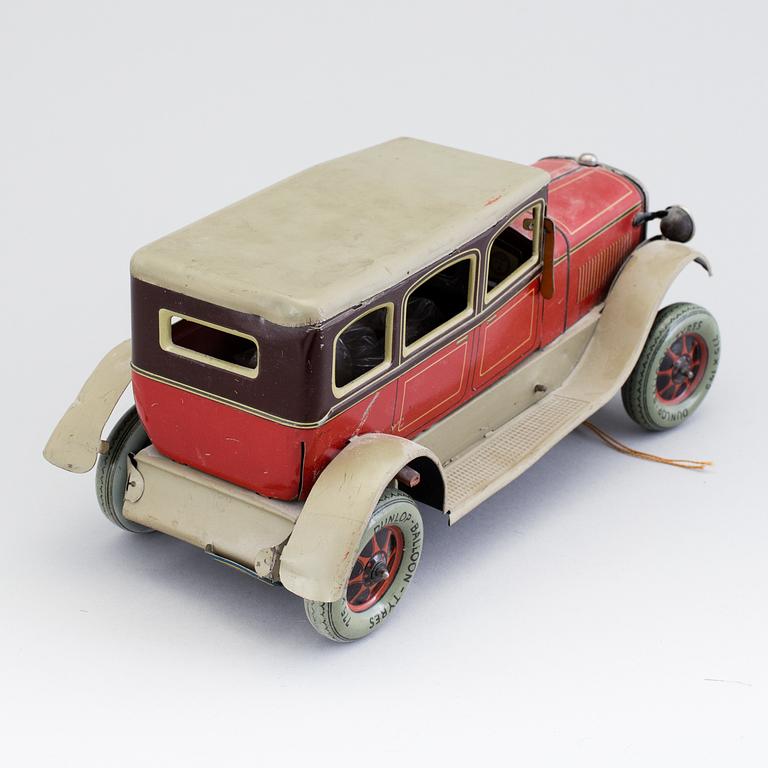 A tinplate limousine by Karl Bub, Germany 1930s.