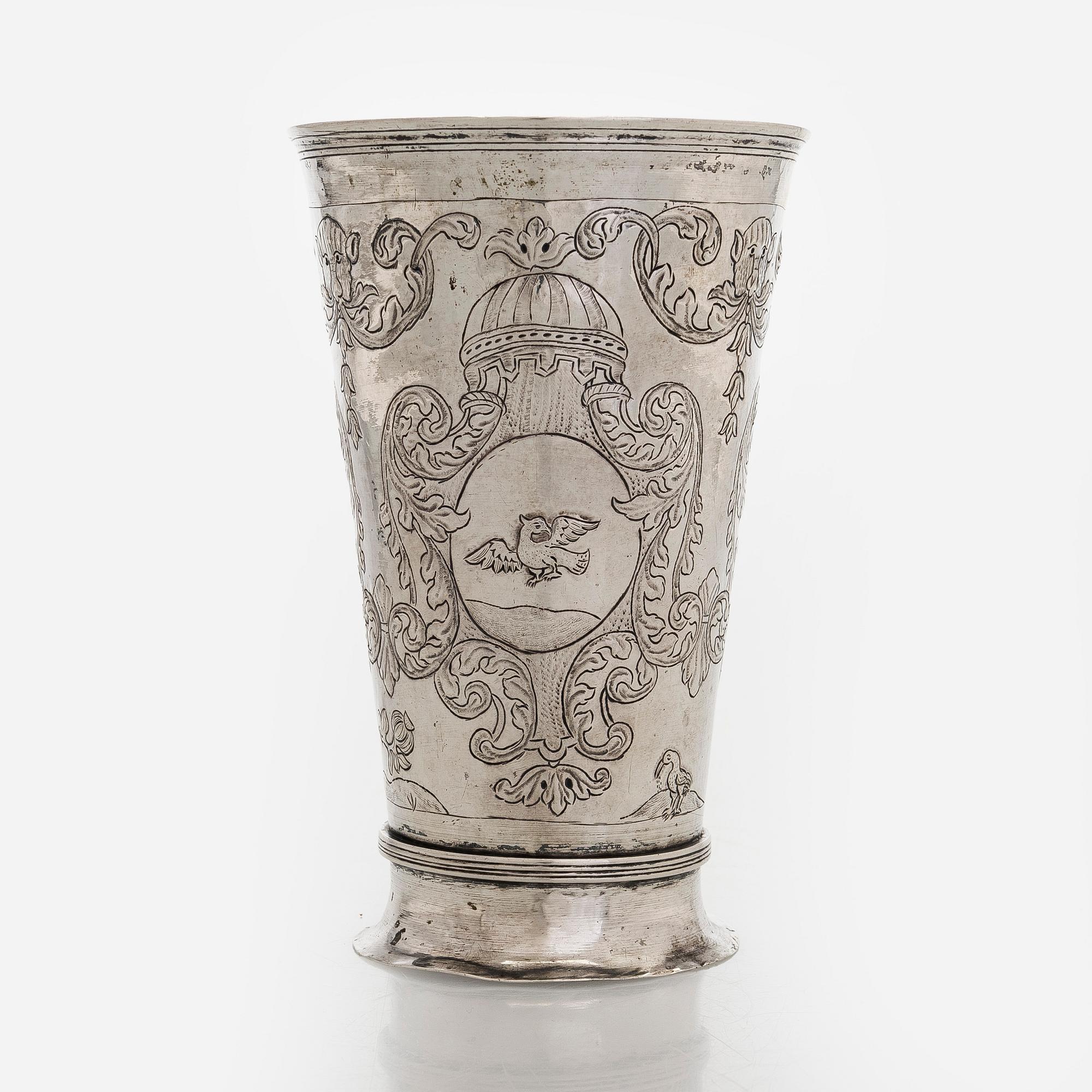 Pikari, hopea, Moskova 1743. Barokki.