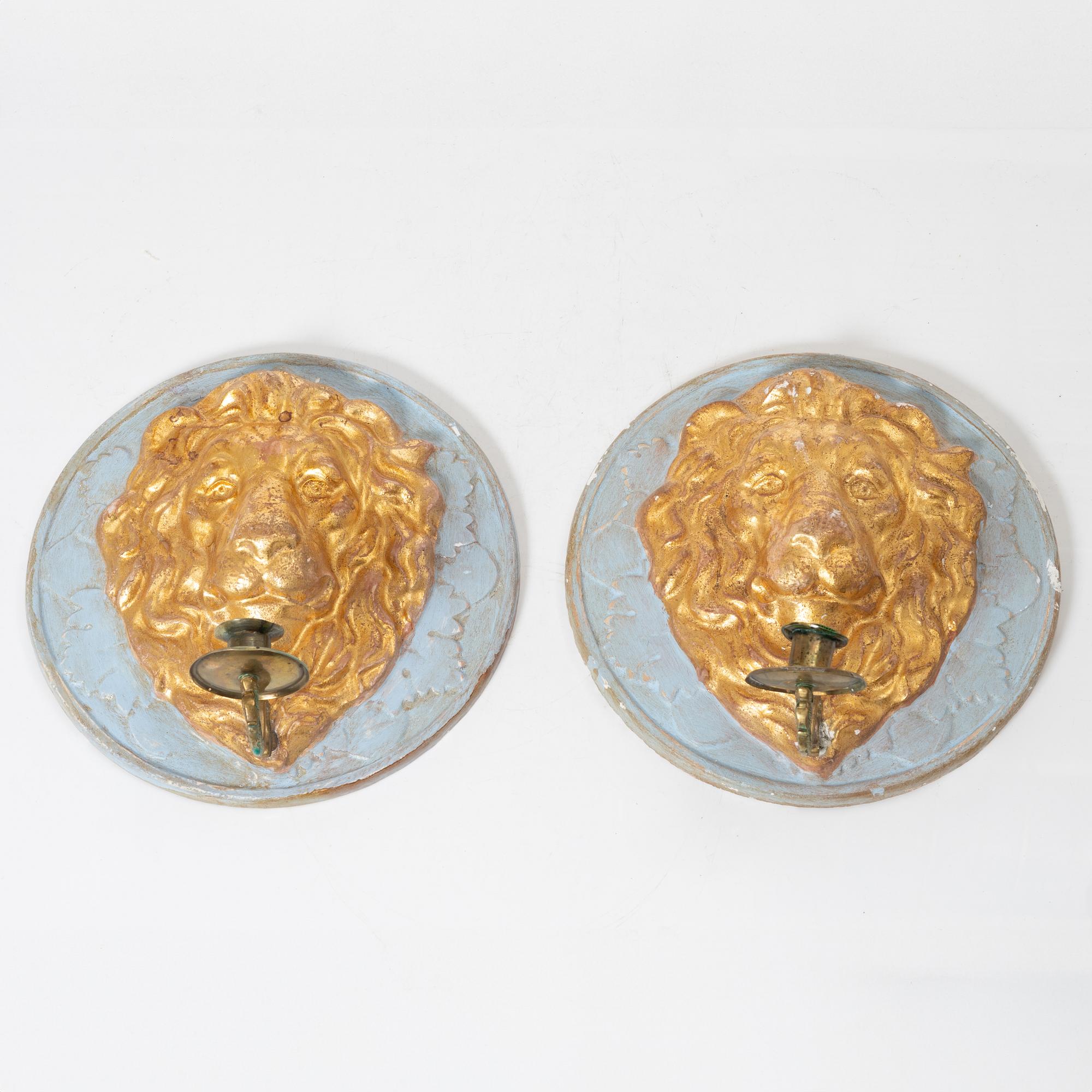 Appliquer, ett par, 1900-tal.