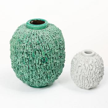 Gunnar Nylund, two vases, Rörstrand.