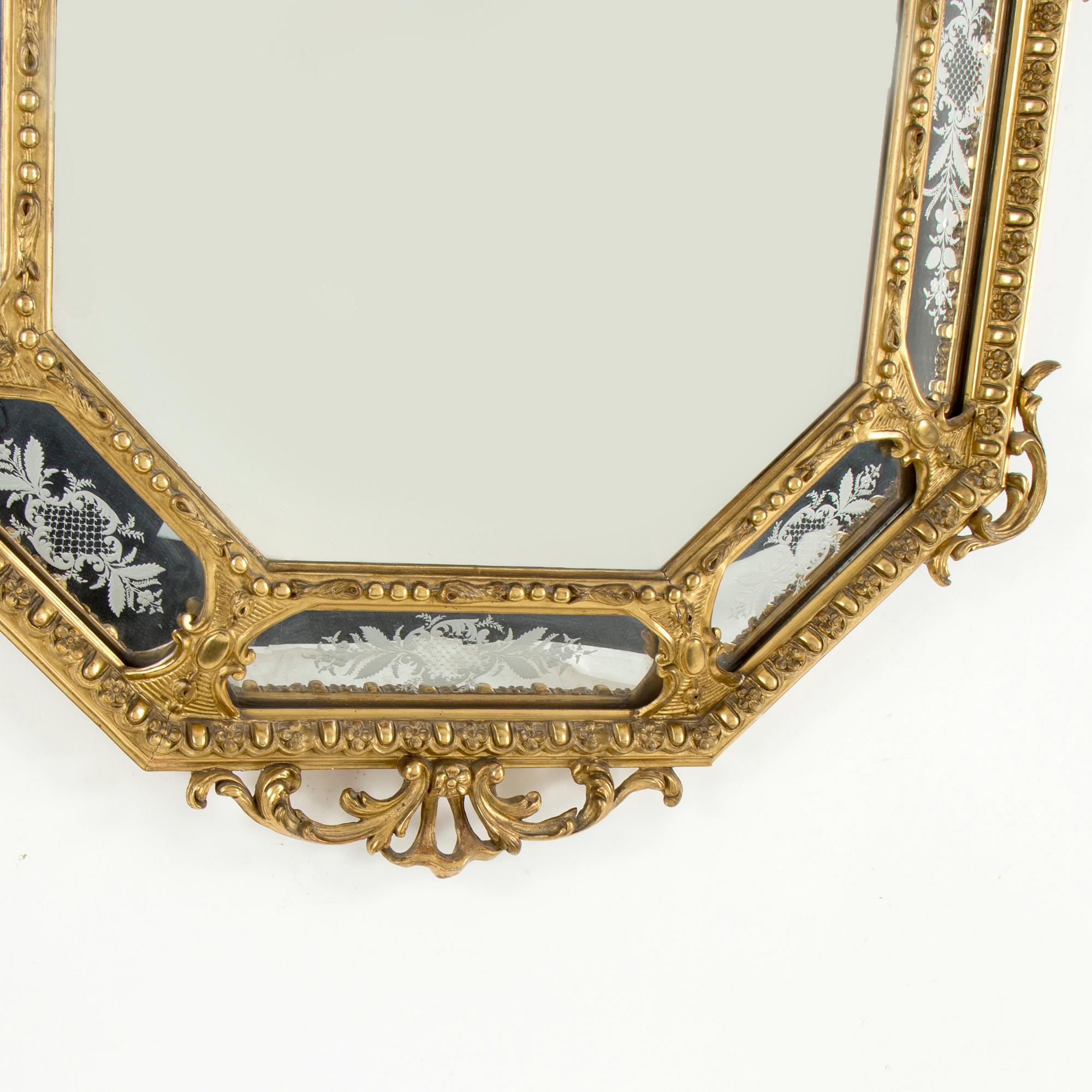 SPEGEL. Venetiansk stil, omkring år 1900.