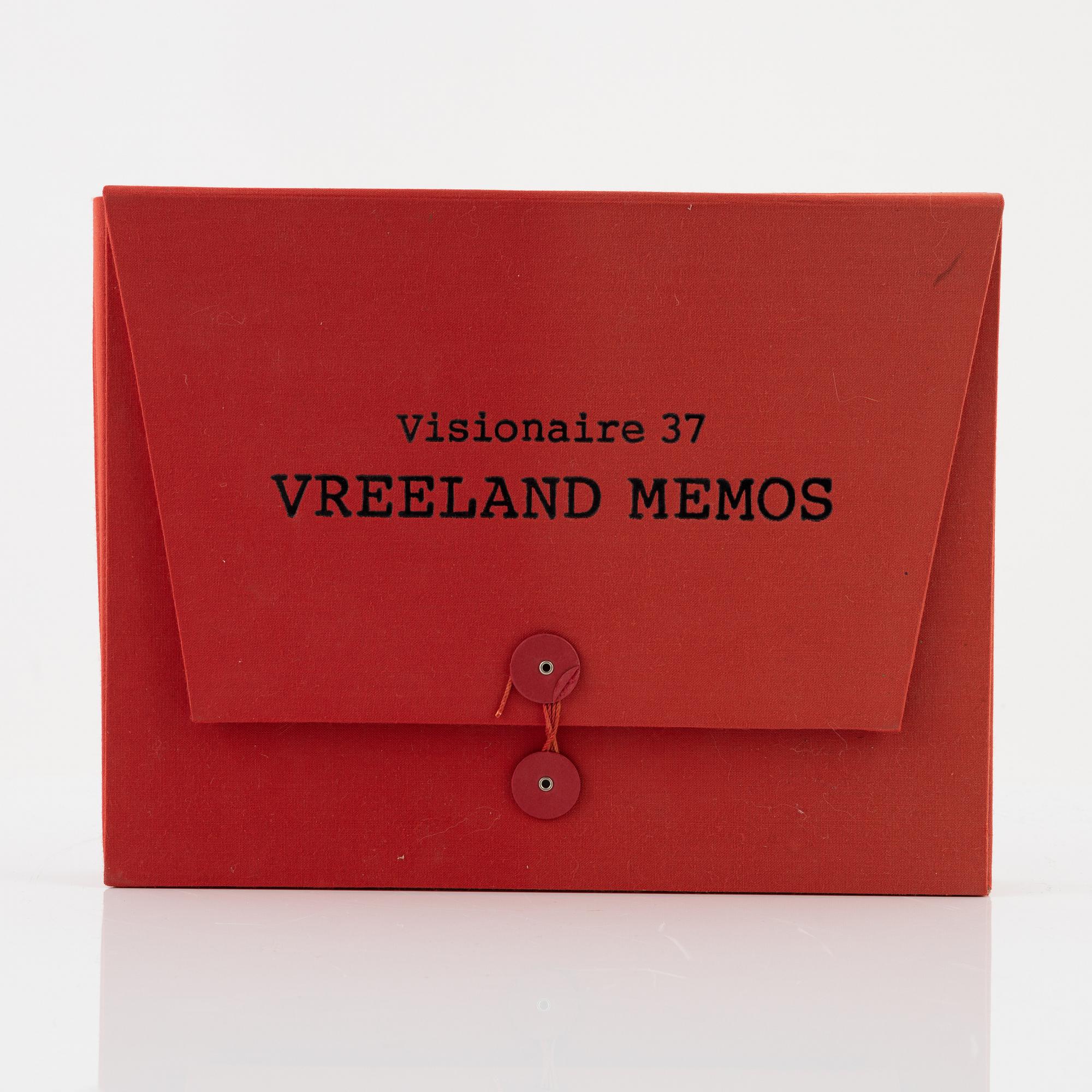 Diana Vreeland, book, "Visionaire 37: Vreeland Memos".