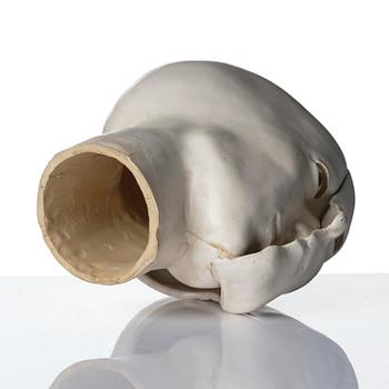 Britt-Ingrid "BIP" Persson, a glazed stoneware sculpture of faces, ca. 1970.