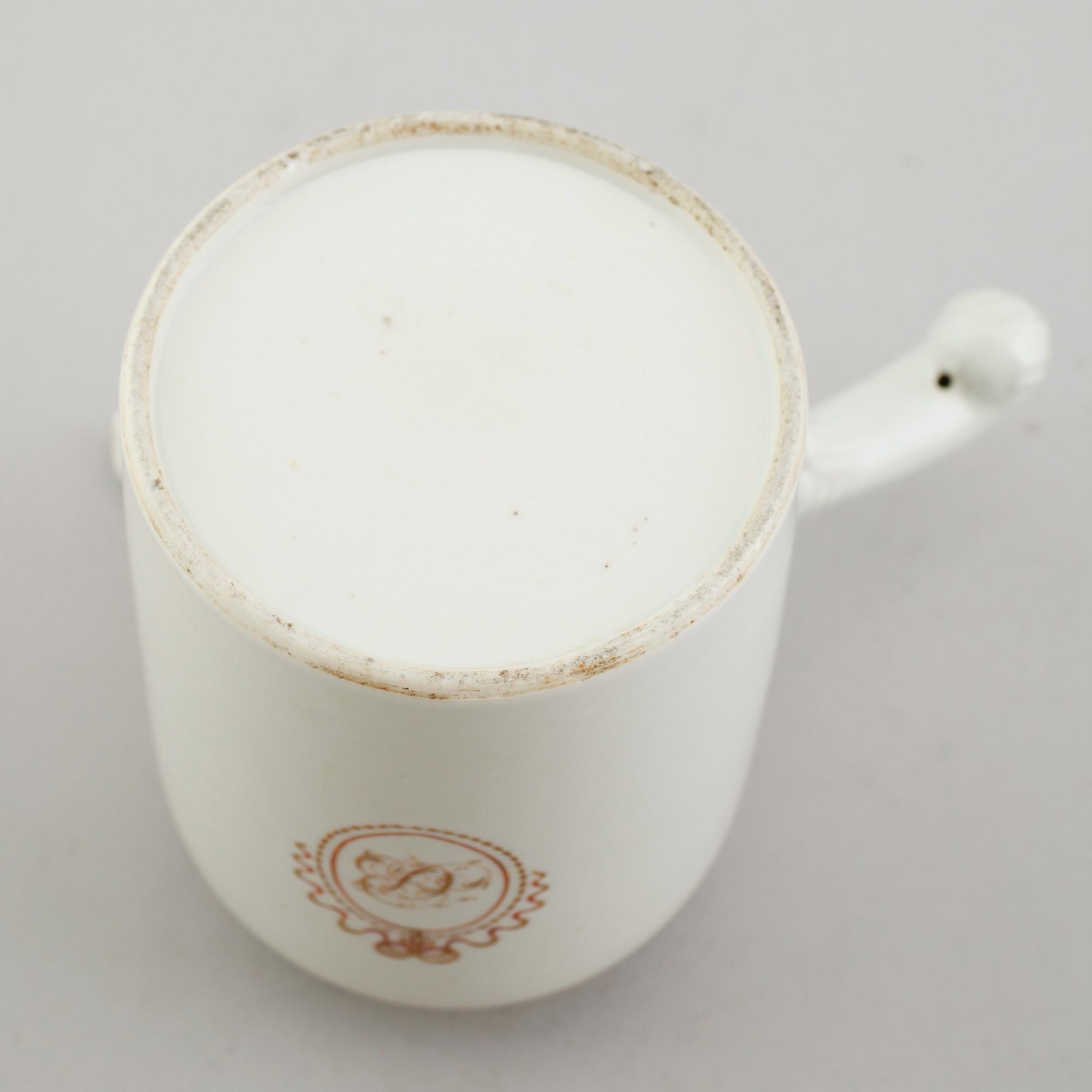 KAFFEKANNA, porslin, Kina, Qianlong 1736-1795.