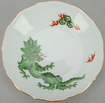 MOCKAKOPPAR,  6 st, porslin, Meissen, 1900-tal.