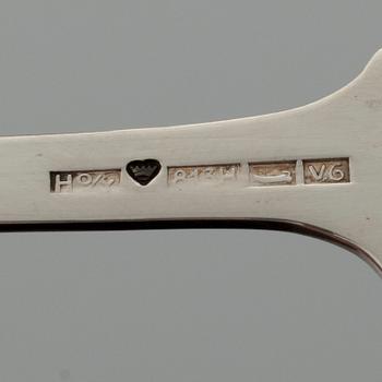 FÖRLÄGGARE, silver, Musslan, Hopea Oy, Helsnigfors. Vikt 111,2 g.