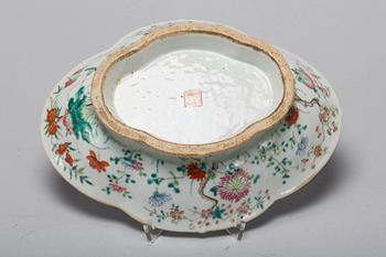 SKÅLFAT, porslin, Kanton, 1800-talets mitt.