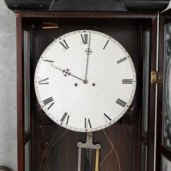 Wall clock, late 19th-century.