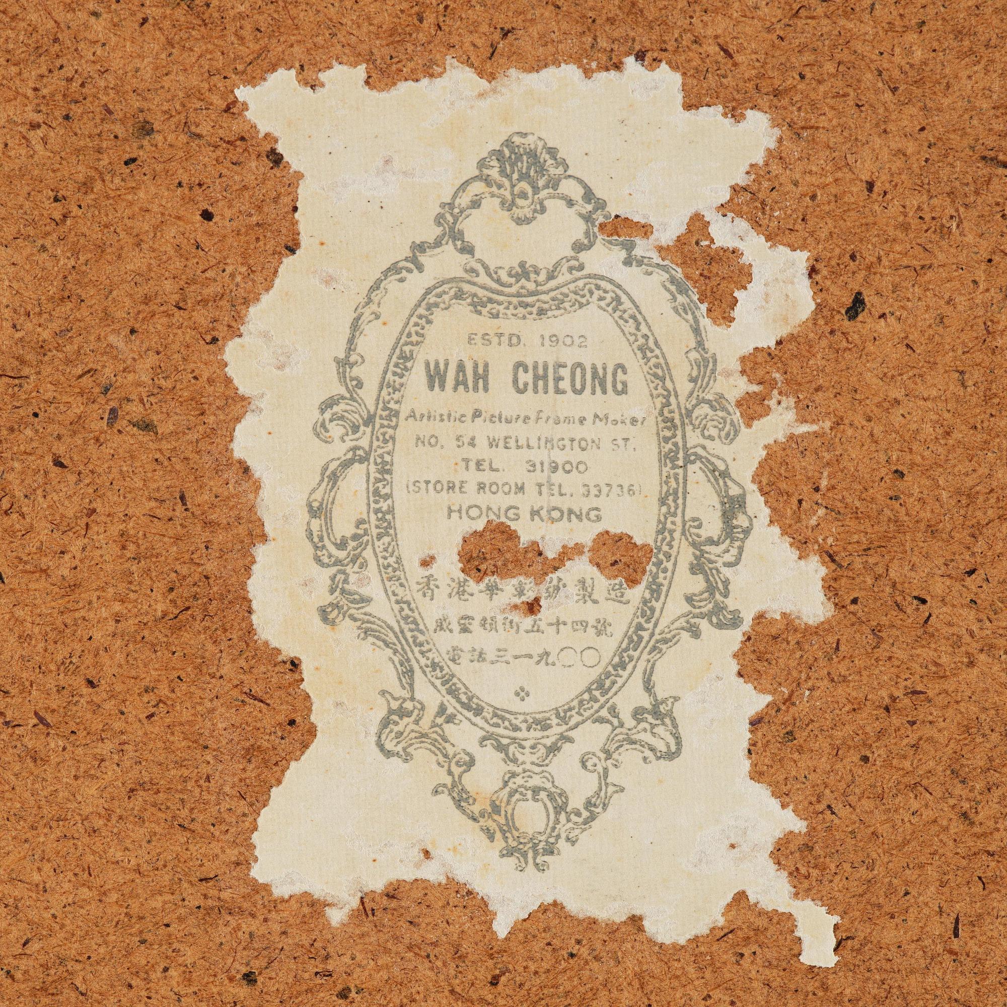 A Chinese painting, ink and colour on paper, signed Fei Yigeng (d.1870), late Qing dynasty.