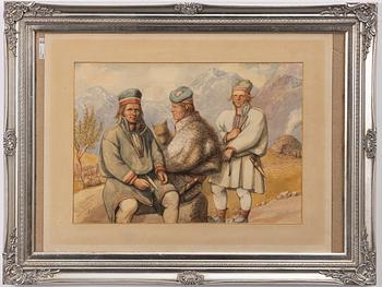 Svensk konstnär, 1800-tal, Samiska bröder.