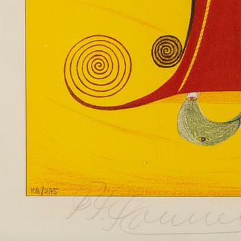 FRIEDRICH SCHRÖDER-SONNENSTERN, lithograph in colours, signed 108/275. Dated 1971.