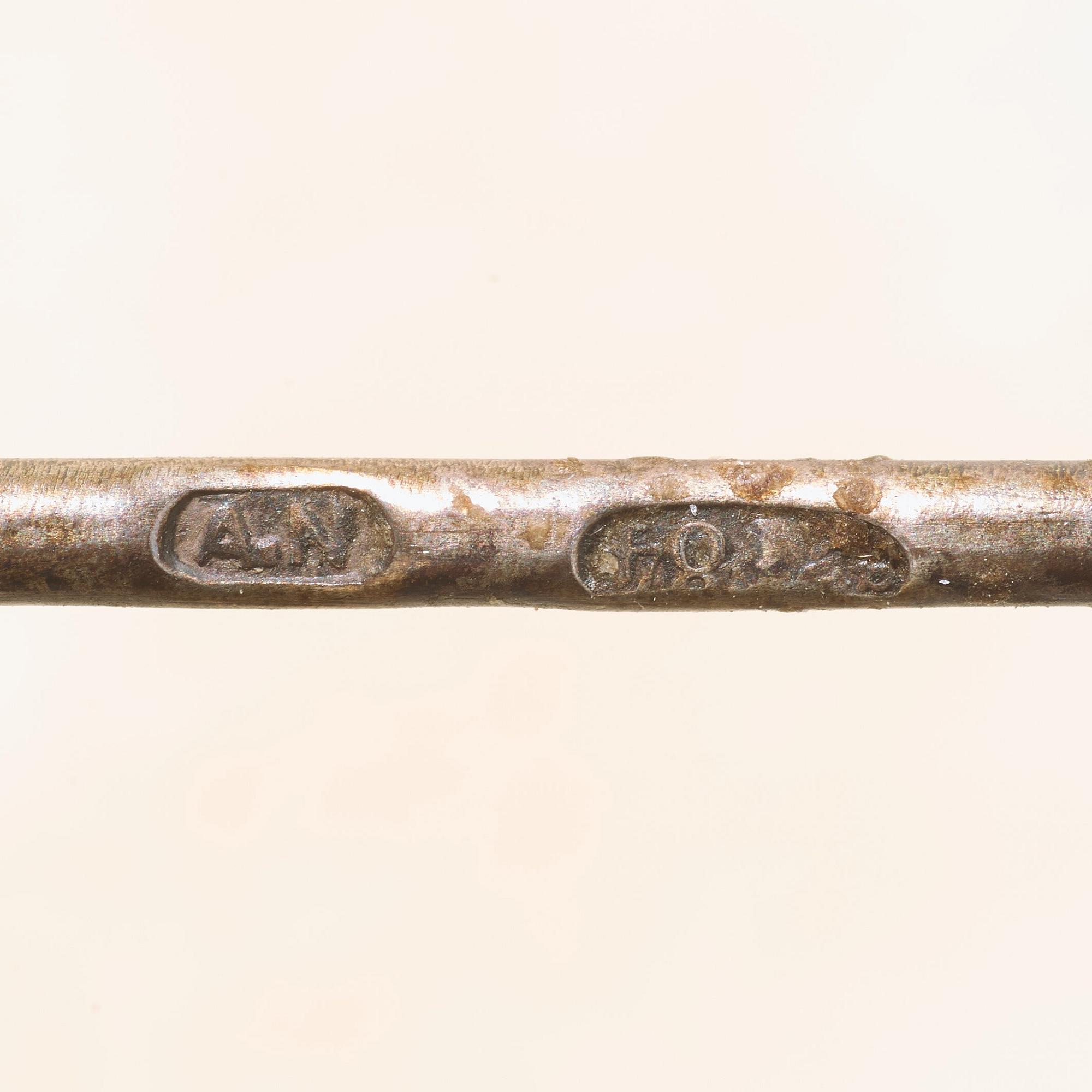 FABERGÉ, verkmästare Antti Nevalainen, ram av emalj och silver, St Petersburg, 1908-1917.