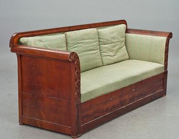 SOFFA, senempire, 1800-talets mitt.