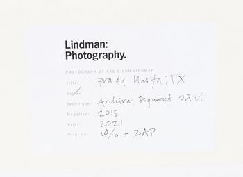 Åke E:son Lindman, "Prada, Marfa, TX", 2015.