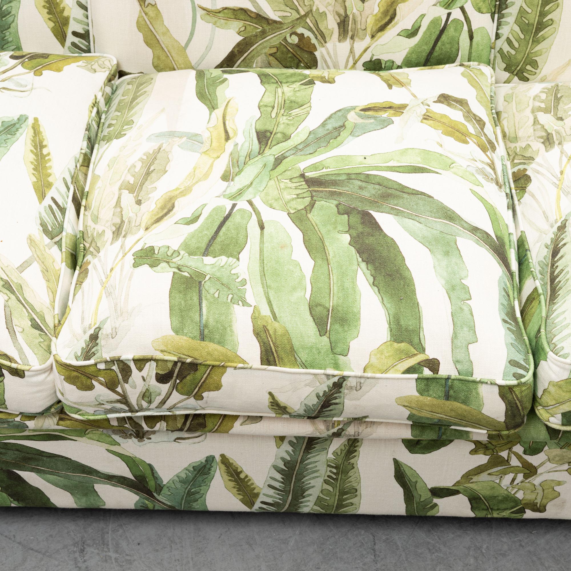 A model 703 sofa by Josef Frank for Firma Svenskt Tenn.