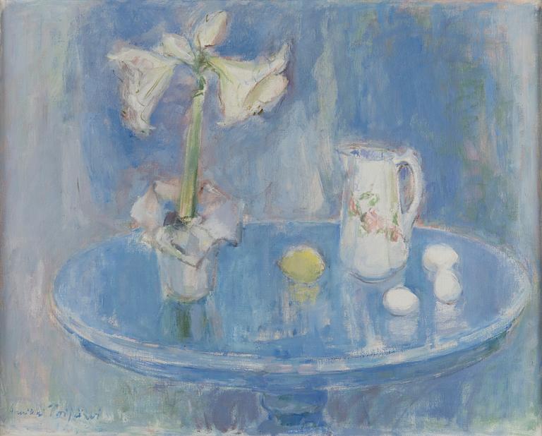 Annikki Poijärvi, 'Still Life in Blue'.