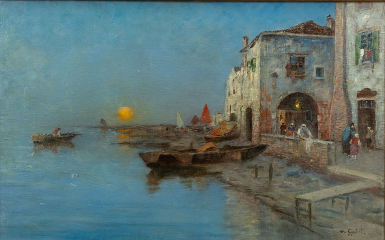 Wilhelm von Gegerfelt, Evening Mood, Venice.