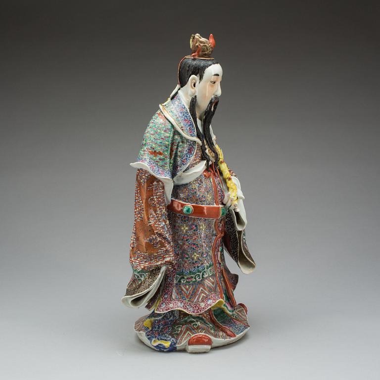 FIGURIN, porslin, Kina 1800/1900-tal.