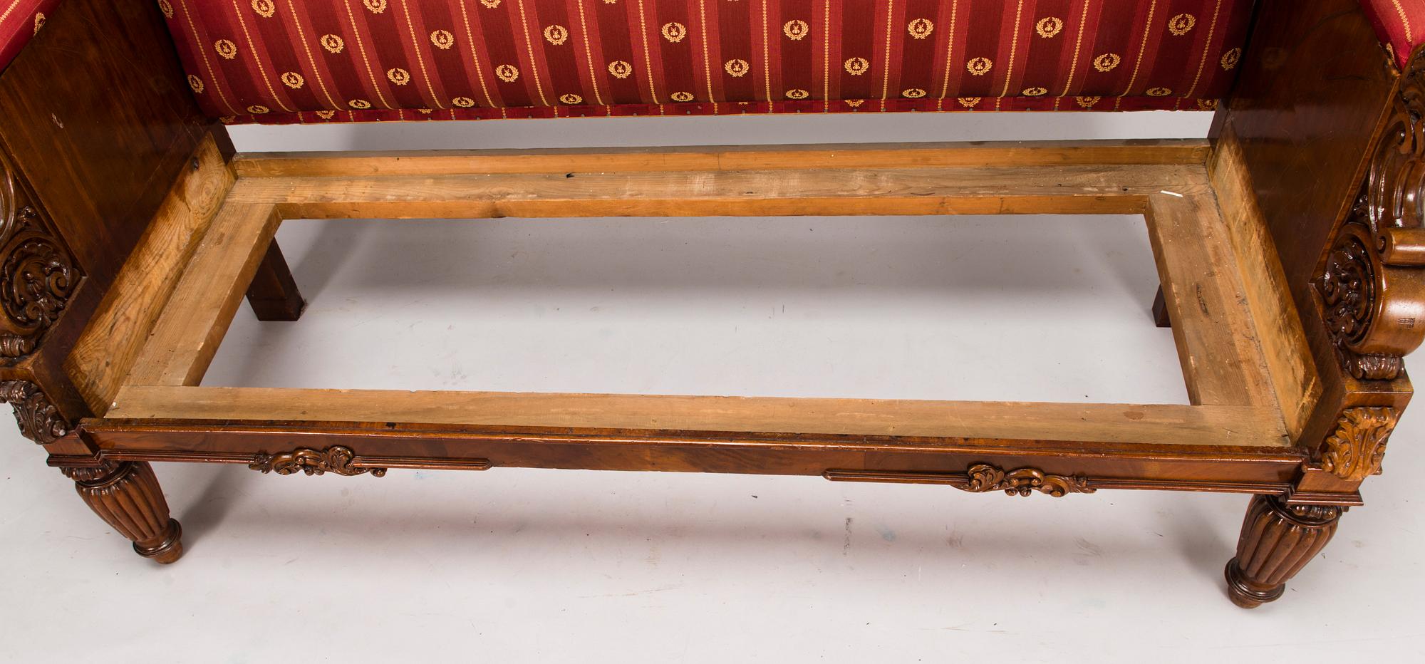 A biedermeier sofa, 19th Century.