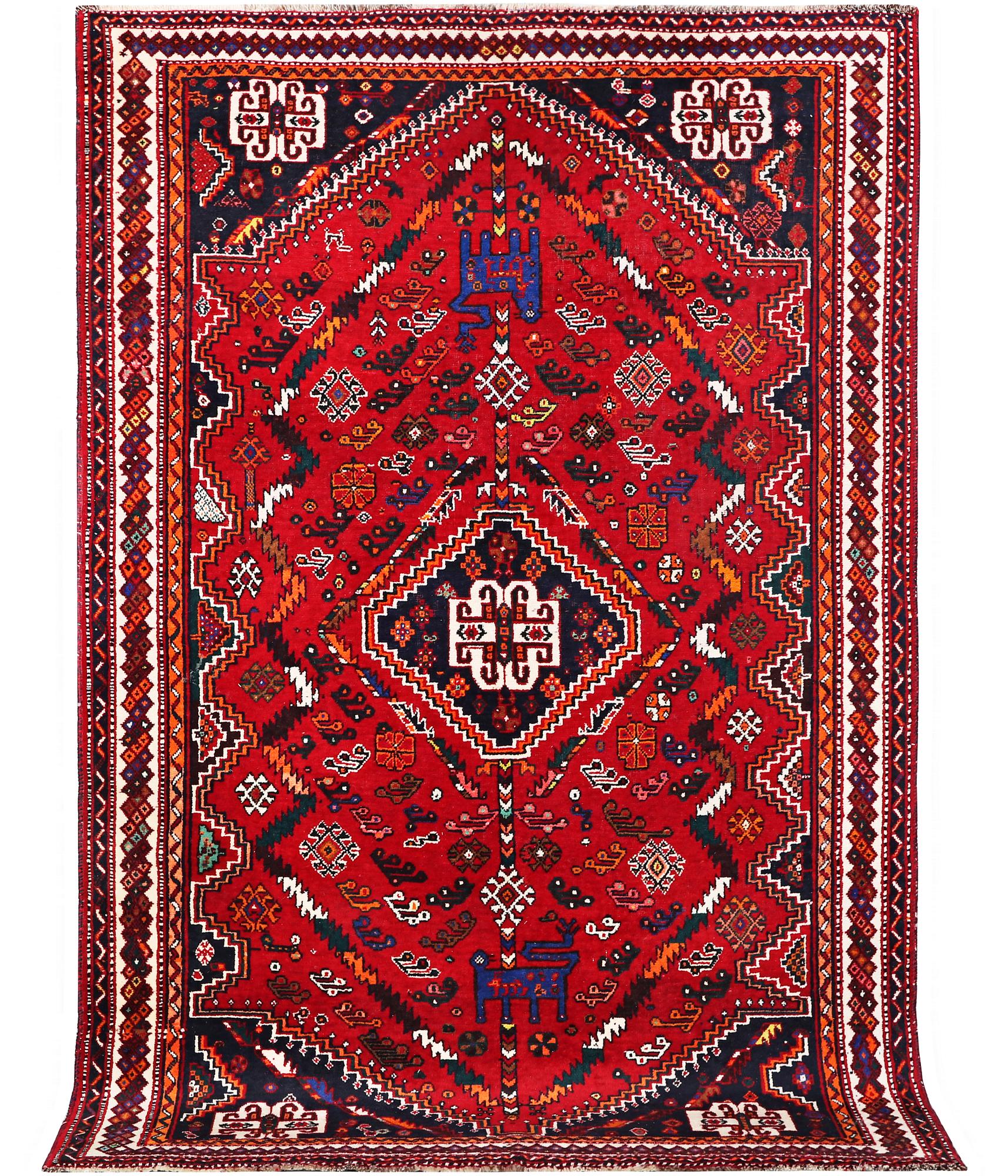 A Qashqai carpet, c. 252 x 162 cm.