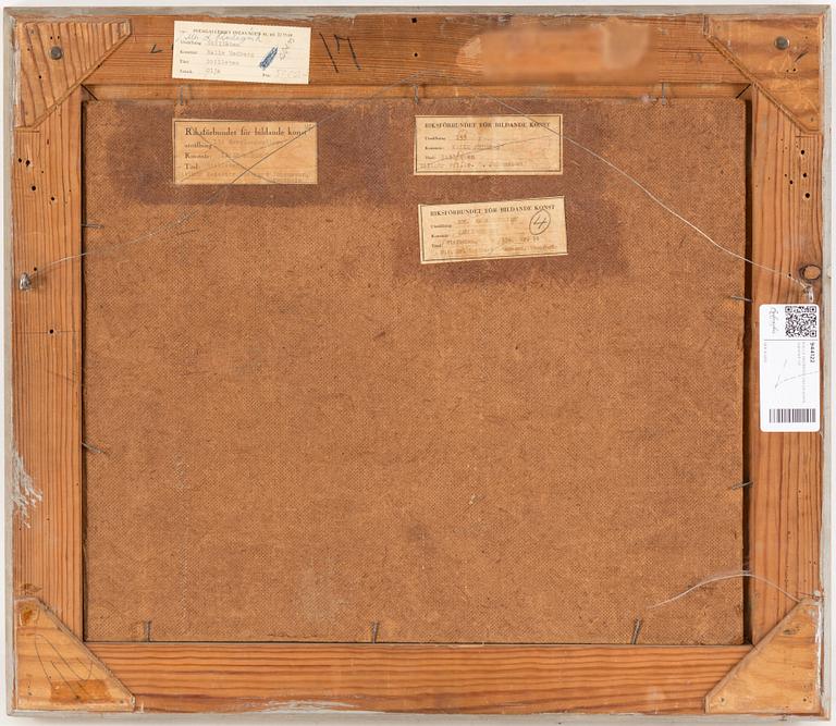 KALLE HEDBERG, oil on panel, signed.