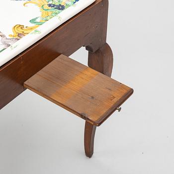 A Swedish rococo tea table with an associated top, 18th and 20th century.