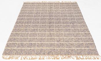 A flat weave carpet Bergå wool spinning mill, Stora Skedvi, c 245 x 140 cm.