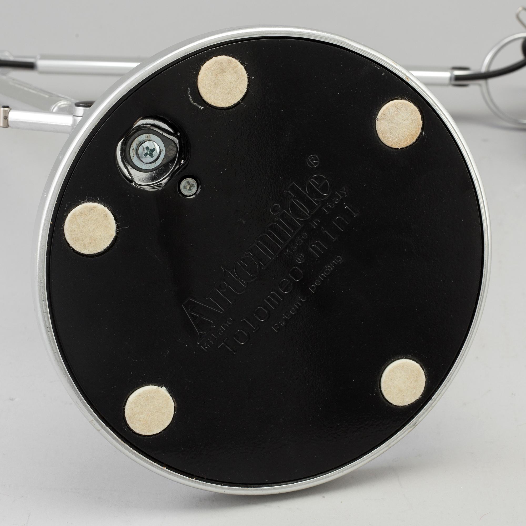 A 'Tolomeo Mini' table light by Michele De Lucchi and Giancarlo Fassina, Artemide, Italy.