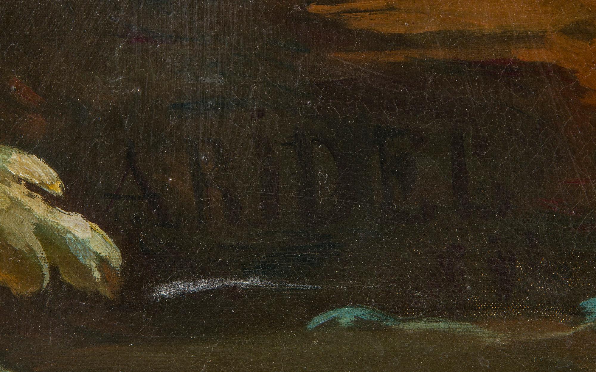 Okänd Konstnär, 1800-tal, Efter August Riedel (1799-1883), Kvinna vid Dammen.