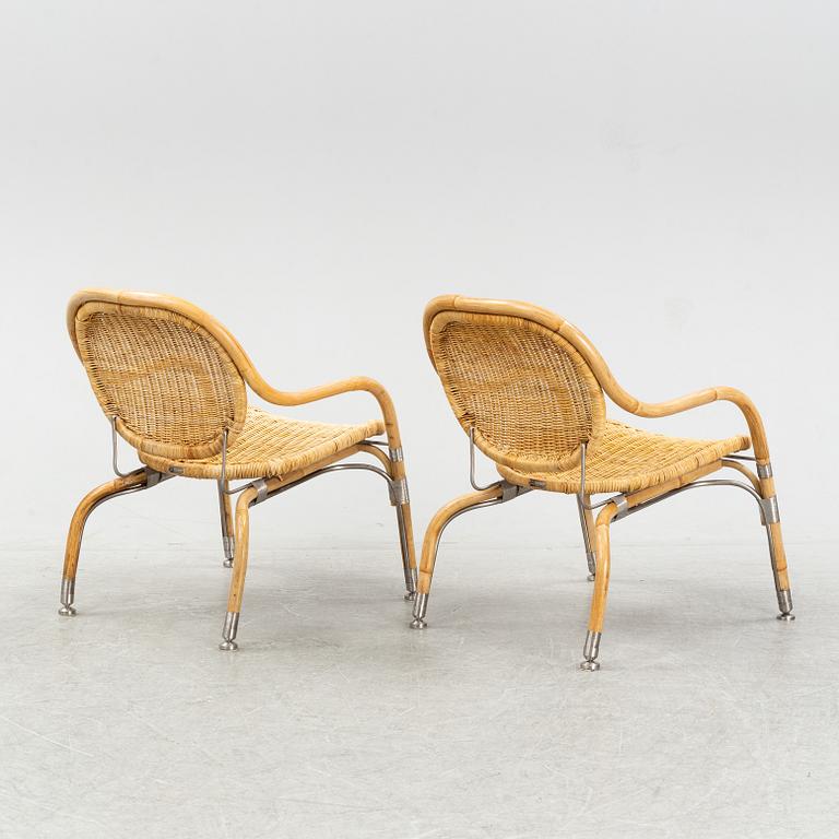 Mats Theselius, a pair of "Nätön" armchairs, IKEA PS, 2000s.