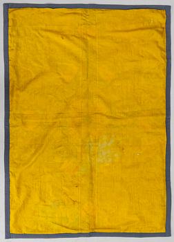 A Chinese silk embroidery, late Qing dynasty.