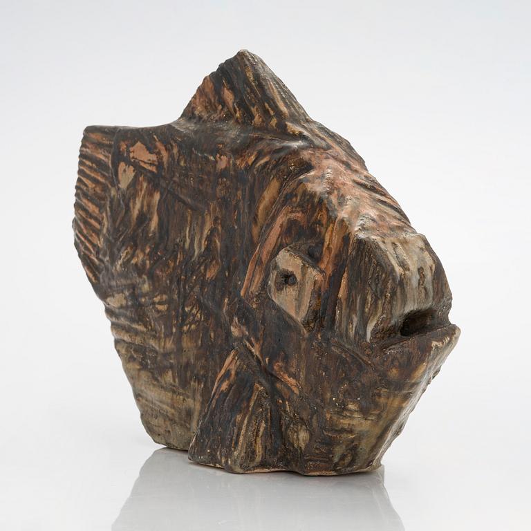 Taisto Kaasinen, skulptur, stengods, signerad T. Kaasinen Arabia.