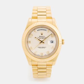 Rolex, Oyster Perpetual, Day-Date II, wristwatch, 41 mm.