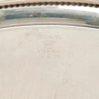 BRICKA, sterling silver, Crown, New York, 1900-talets mitt.