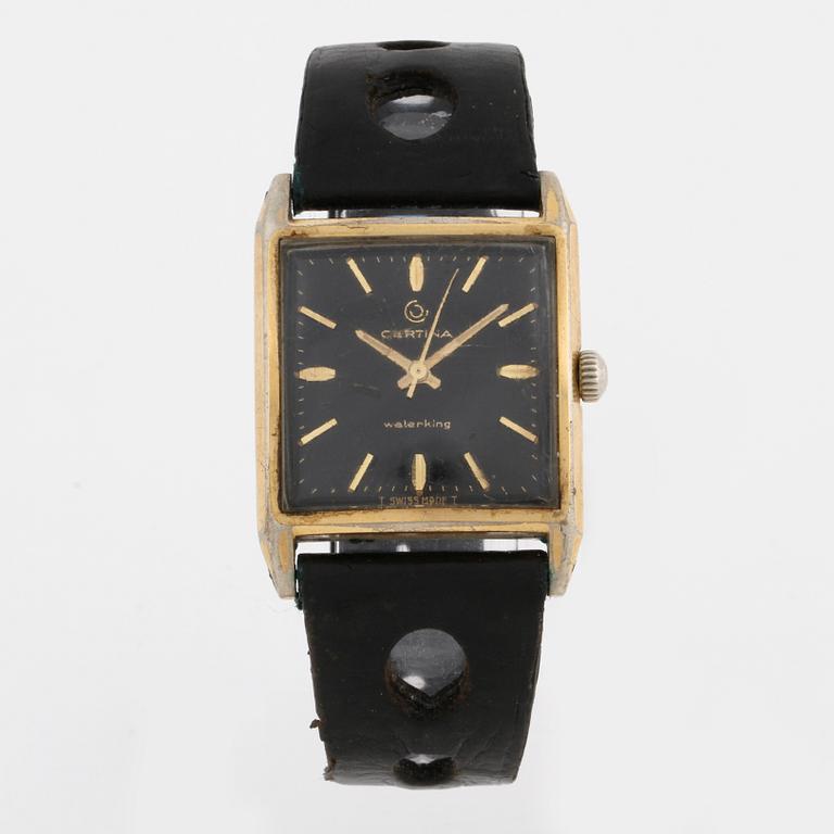 CERTINA, Waterking, armbandsur. 28,5 x 28 (38) mm.