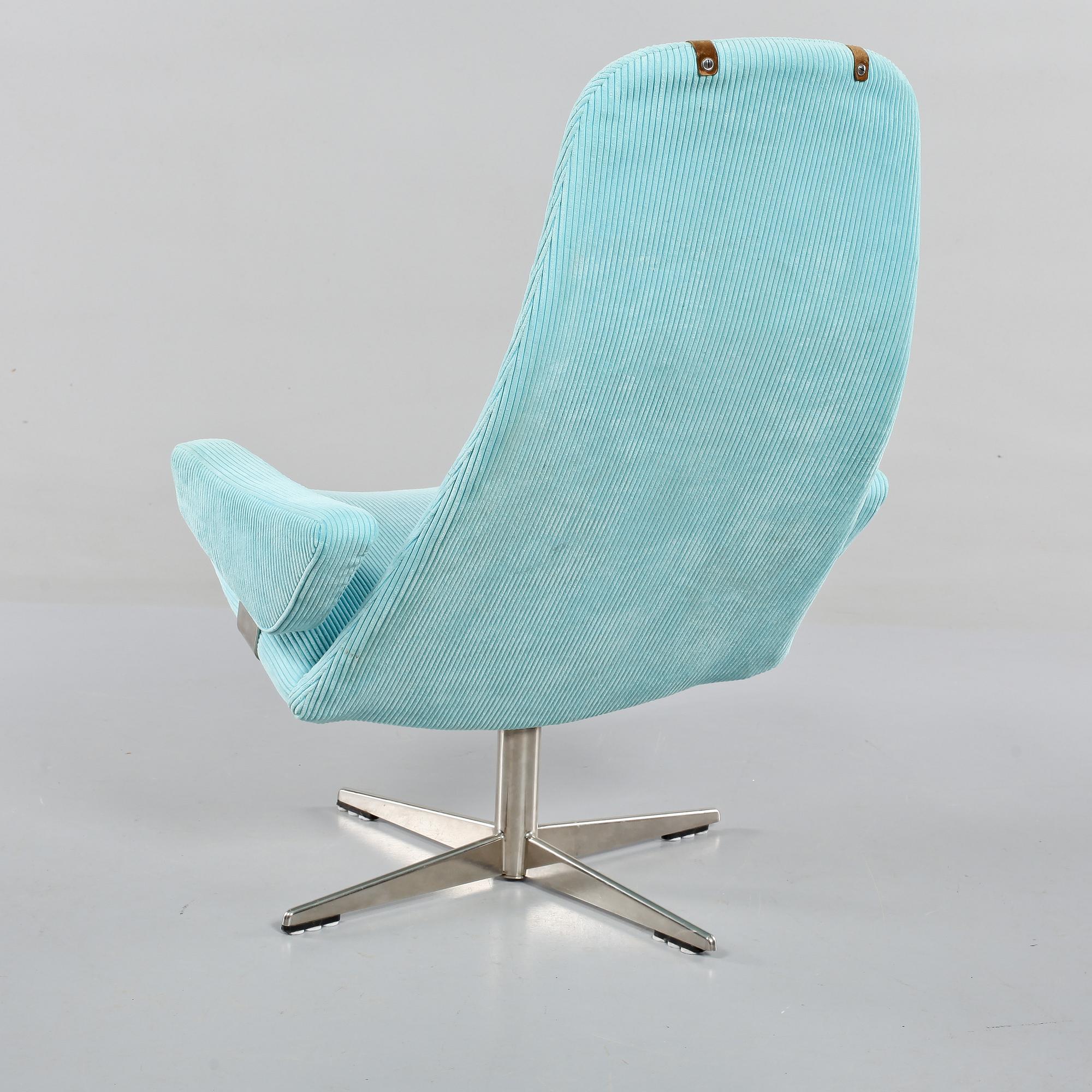 FÅTÖLJ, "Contourette roto", Alf Svensson, Dux, 1960/1970-tal.