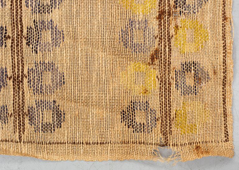 Märta Måås-Fjetterström, a drape, "Blåklockan", flat weave, ca 248 x 151,5-153 cm, signed MMF.