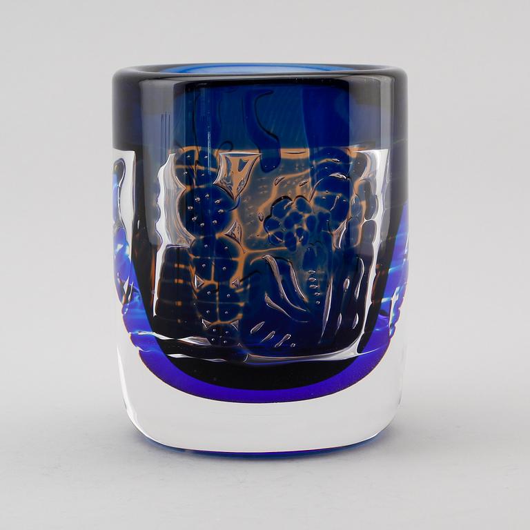 VAS, glas, "Gondoljären", ariel, Edvin Öhrström, Orrefors 1988.